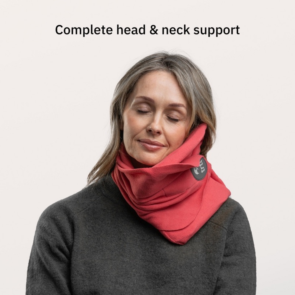 Women's Red Travel Neck Pillow